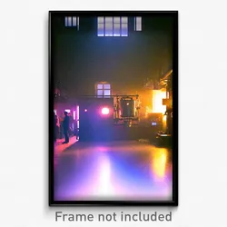 Pixel Art Poster - Alive Boiler Room (8 Bit Psychedelic Trippy Video Game Print)