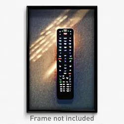 Pixel Art Poster - Remote Matrix (8 Bit Psychedelic Trippy Video Game Print)
