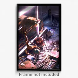Pixel Art Poster - Wiry Waste (8 Bit Psychedelic Trippy Weird Video Game Print)
