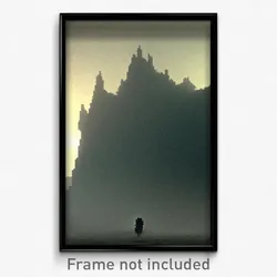 Pixel Art Poster - Murky Redoubt (8 Bit Psychedelic Trippy Video Game Print)