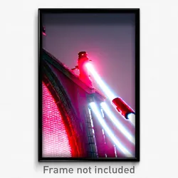 Pixel Art Poster - Red Well (8 Bit Psychedelic Trippy Weird Video Game Print)