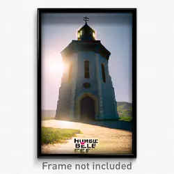 Pixel Art Poster - Humble Belfry (8 Bit Psychedelic Trippy Video Game Print)