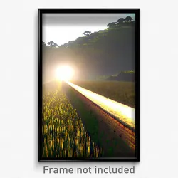 Pixel Art Poster - Advanced Ditch (8 Bit Psychedelic Trippy Video Game Print)