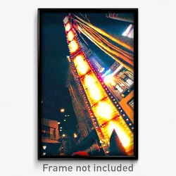 Pixel Art Poster - Urban Movie Festival (8 Bit Psychedelic Video Game Print)