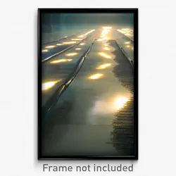 Pixel Art Poster - Polished Trenches (8 Bit Psychedelic Trippy Video Game Print)