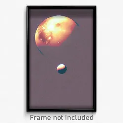 Pixel Art Poster - Famous Pluto (8 Bit Psychedelic Trippy Video Game Print)