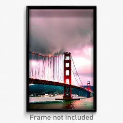 Pixel Art Poster - Thunderous San Francisco (8 Bit Psychedelic Video Game Print)
