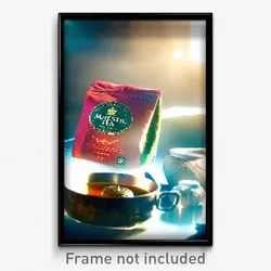 Pixel Art Poster - Majestic Tea (8 Bit Psychedelic Trippy Video Game Print)