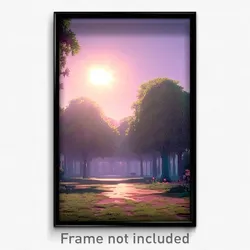 Pixel Art Poster - Spotless Grove (8 Bit Psychedelic Trippy Video Game Print)