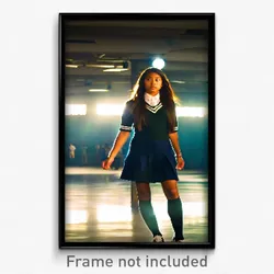 Pixel Art Poster - Admired High School (8 Bit Psychedelic Video Game Print)