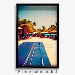 Pixel Art Poster - Standard Cay (8 Bit Psychedelic Trippy Video Game Print)