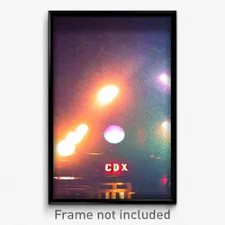 Pixel Art Poster - Upbeat Cdmx (8 Bit Psychedelic Trippy Weird Video Game Print)
