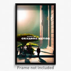 Pixel Art Poster - Gregarious Nation (8 Bit Psychedelic Trippy Video Game Print)