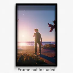 Pixel Art Poster - Wild Strand (8 Bit Psychedelic Trippy Weird Video Game Print)