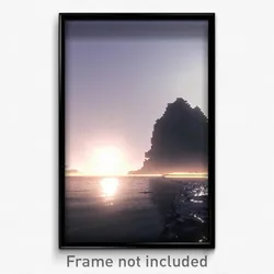 Pixel Art Poster - Black Karst (8 Bit Psychedelic Trippy Weird Video Game Print)