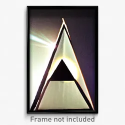 Pixel Art Poster - Triangular Morass (8 Bit Psychedelic Trippy Video Game Print)
