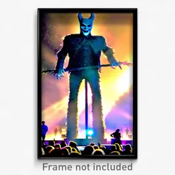 Pixel Art Poster - Wicked Fest (8 Bit Psychedelic Trippy Weird Video Game Print)