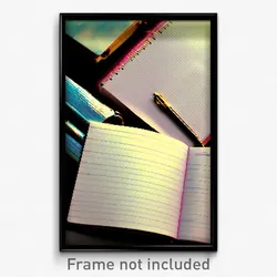 Pixel Art Poster - Cool Journal (8 Bit Psychedelic Trippy Video Game Print)