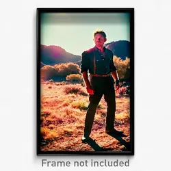 Pixel Art Poster - Impeccable Outback (8 Bit Psychedelic Video Game Print)