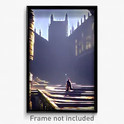 Pixel Art Poster - Stark Chantry (8 Bit Psychedelic Trippy Video Game Print)