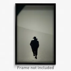 Pixel Art Poster - Huge Shadow (8 Bit Psychedelic Trippy Weird Video Game Print)
