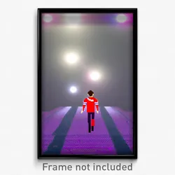 Pixel Art Poster - Realistic Pass (8 Bit Psychedelic Trippy Video Game Print)