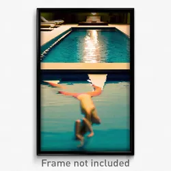 Pixel Art Poster - Cultured Pool (8 Bit Psychedelic Trippy Video Game Print)