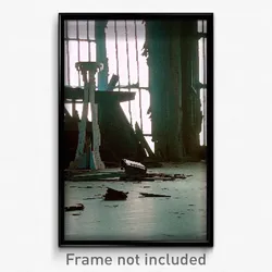 Pixel Art Poster - Damaged Stand (8 Bit Psychedelic Trippy Video Game Print)