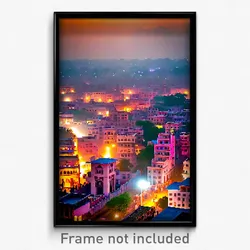 Pixel Art Poster - Grandiose Indian City (8 Bit Psychedelic Video Game Print)