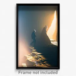 Pixel Art Poster - Hidden Bend (8 Bit Psychedelic Trippy Weird Video Game Print)