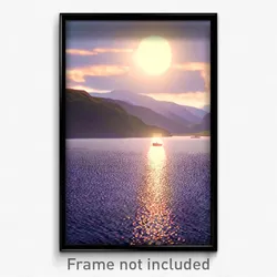 Pixel Art Poster - Droopy Loch (8 Bit Psychedelic Trippy Weird Video Game Print)