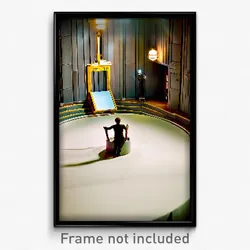 Pixel Art Poster - Tiny Antechamber (8 Bit Psychedelic Trippy Video Game Print)