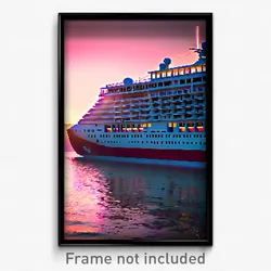 Pixel Art Poster - Humongous Cruise (8 Bit Psychedelic Trippy Video Game Print)