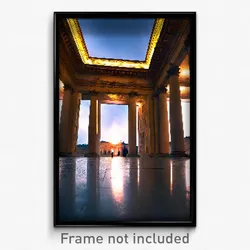 Pixel Art Poster - Unsightly Hermitage (8 Bit Psychedelic Video Game Print)