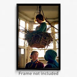 Pixel Art Poster - Candid Nest (8 Bit Psychedelic Trippy Weird Video Game Print)