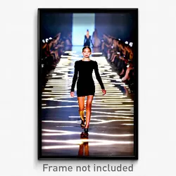 Pixel Art Poster - Haunting Catwalk (8 Bit Psychedelic Trippy Video Game Print)