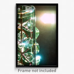Pixel Art Poster - Glass Fells (8 Bit Psychedelic Trippy Weird Video Game Print)