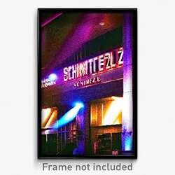 Pixel Art Poster - Drab Schnitzel (8 Bit Psychedelic Trippy Video Game Print)