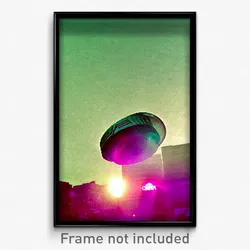 Pixel Art Poster - Plastic Cdmx (8 Bit Psychedelic Trippy Video Game Print)