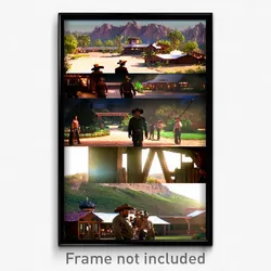 Pixel Art Poster - Incredible Ranch (8 Bit Psychedelic Trippy Video Game Print)