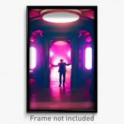 Pixel Art Poster - Dizzying Den (8 Bit Psychedelic Trippy Video Game Print)