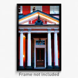 Pixel Art Poster - Superb Swedish Architecture (8 Bit Video Game Print)