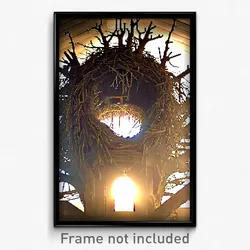 Pixel Art Poster - Insane Nest (8 Bit Psychedelic Trippy Weird Video Game Print)