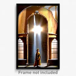 Pixel Art Poster - Tan Barony (8 Bit Psychedelic Trippy Weird Video Game Print)
