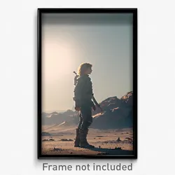 Pixel Art Poster - Barren Vicarge (8 Bit Psychedelic Trippy Video Game Print)