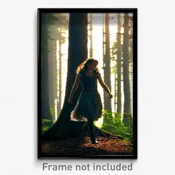 Pixel Art Poster - Candid Forest (8 Bit Psychedelic Trippy Video Game Print)