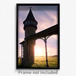 Pixel Art Poster - Tidy Nunnery (8 Bit Psychedelic Trippy Video Game Print)