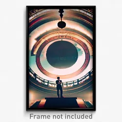 Pixel Art Poster - Circular Baronetcy (8 Bit Psychedelic Video Game Print)