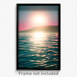 Pixel Art Poster - Zany Sea (8 Bit Psychedelic Trippy Weird Video Game Print)