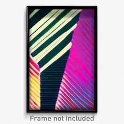 Pixel Art Poster - Striped Dell (8 Bit Psychedelic Trippy Video Game Print)